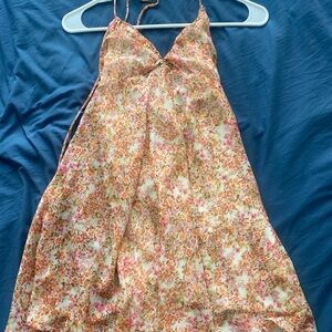 Floral Spaghetti Strap Dress